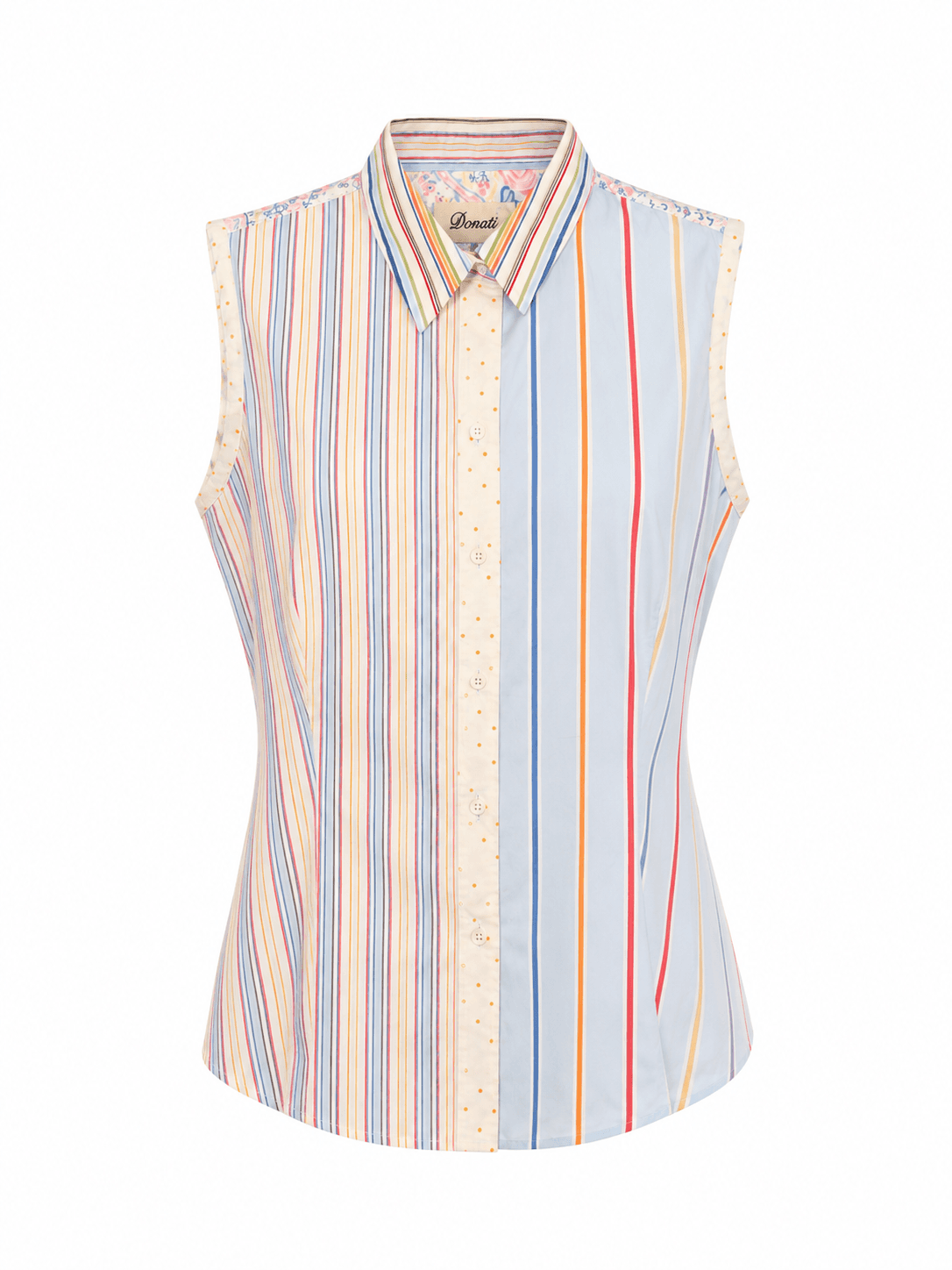 Sleeveless Cotton Shirt