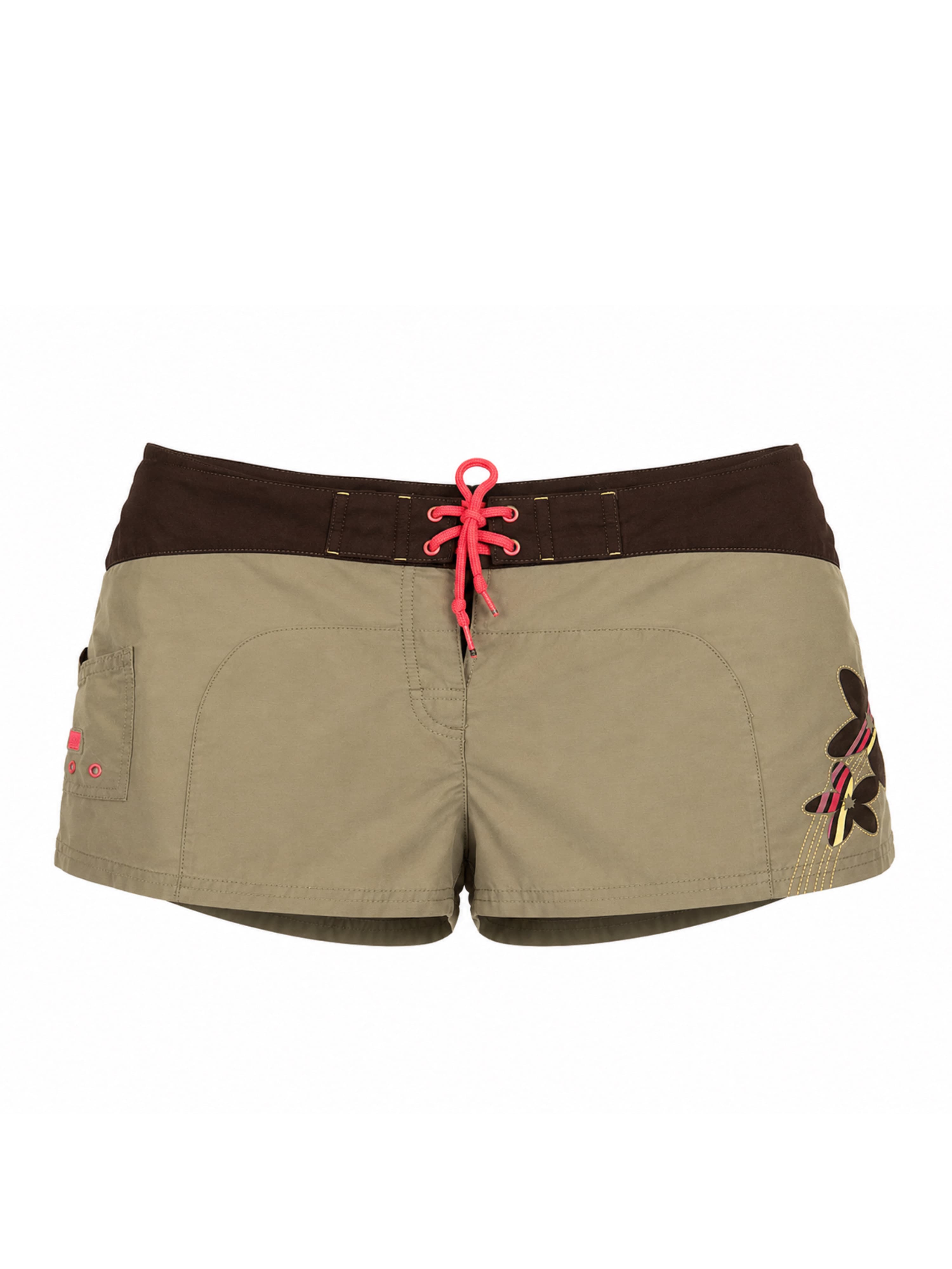 Y2K Floral Lace-Up Board Shorts