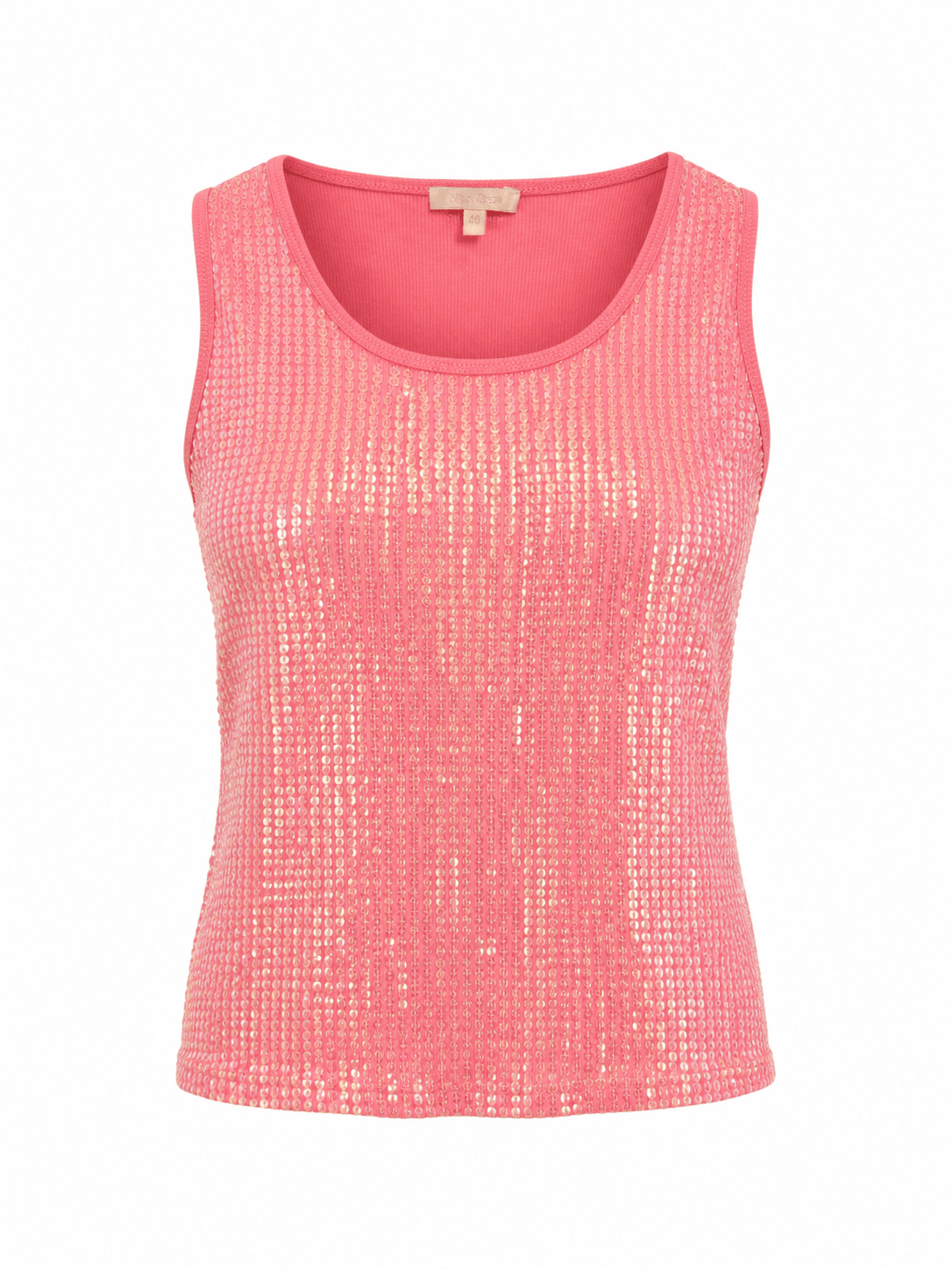pink sequin top
